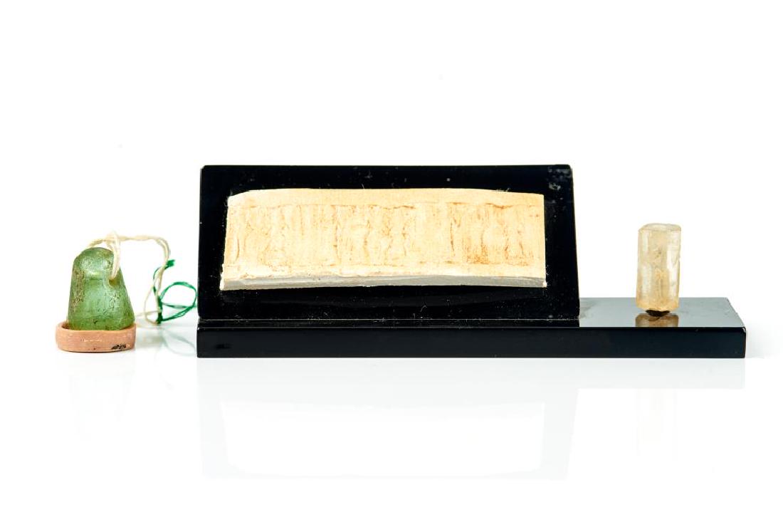 Two pieces of ancient glass (1 of 2)