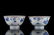 PAIR OF BLUE & WHITE PORCELAIN BOWLS - 4