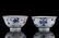 PAIR OF BLUE & WHITE PORCELAIN BOWLS - 5