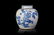 CHINESE BLUE & WHITE PORCELAIN COVERED JAR