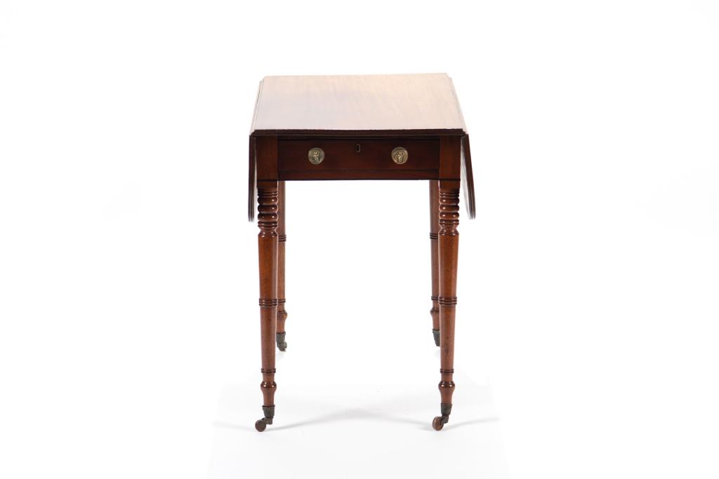 19TH C MAHOGANY PEMBROKE TABLE (1 of 3)