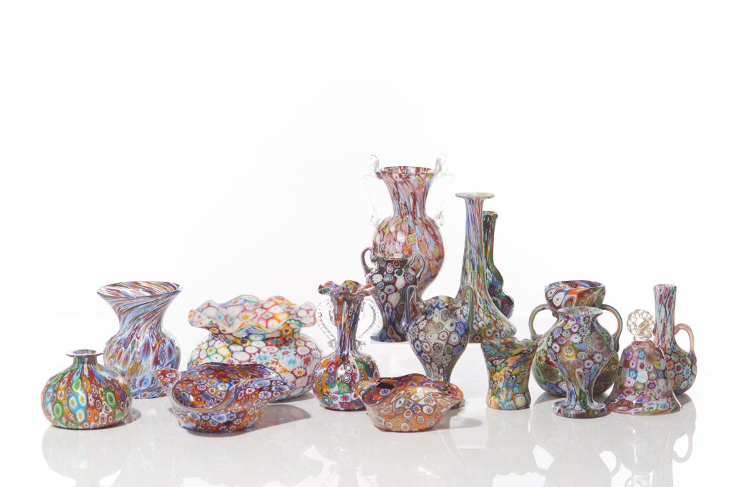 LOT OF MILLEFLEUR MURANO GLASS (1 of 1)
