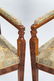 PAIR OF 19TH C CONTINENTAL CARVED ARM CHAIRS - 3