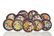 GROUP OF BJORN WIINBLAD FOR ROSENTHAL SIDE PLATES