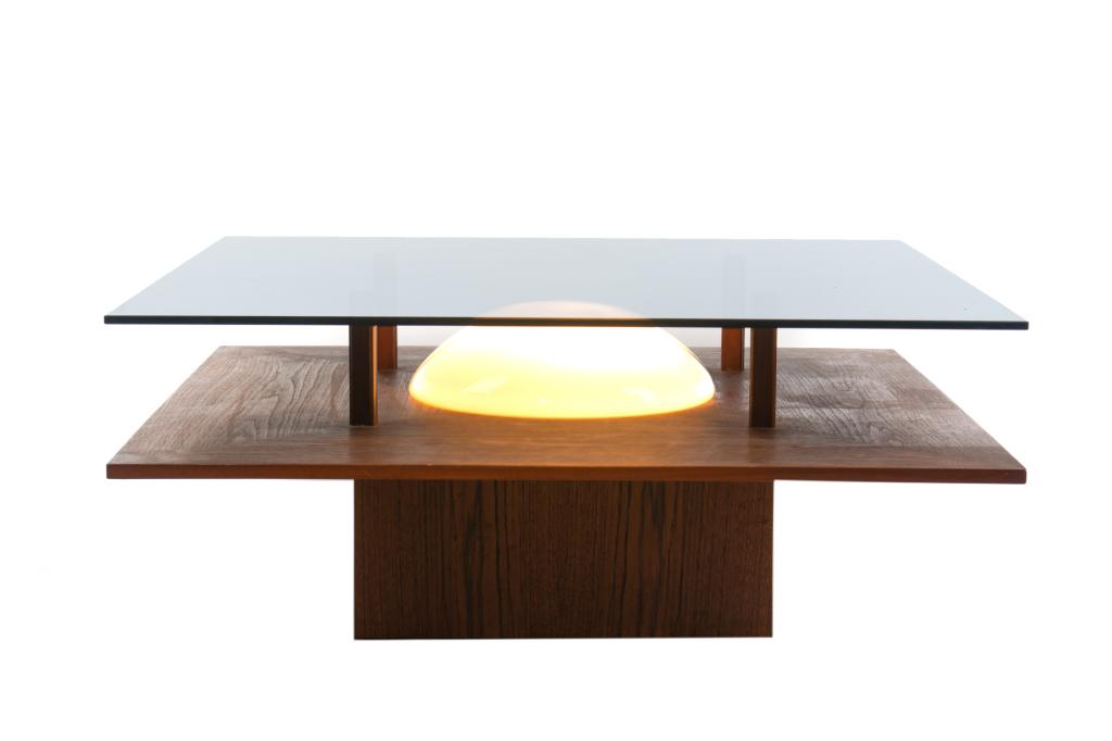 DANISH MID C MODERN TEAK COFFEE TABLE (1 of 2)