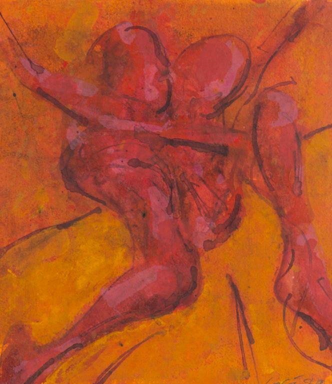 JOHN GRAHAM COUGHTRY (Canadian, 1931-1999): Untitled (1989) Watercolour Signed and dated lower right 16 x 11.5 in. (sheet)