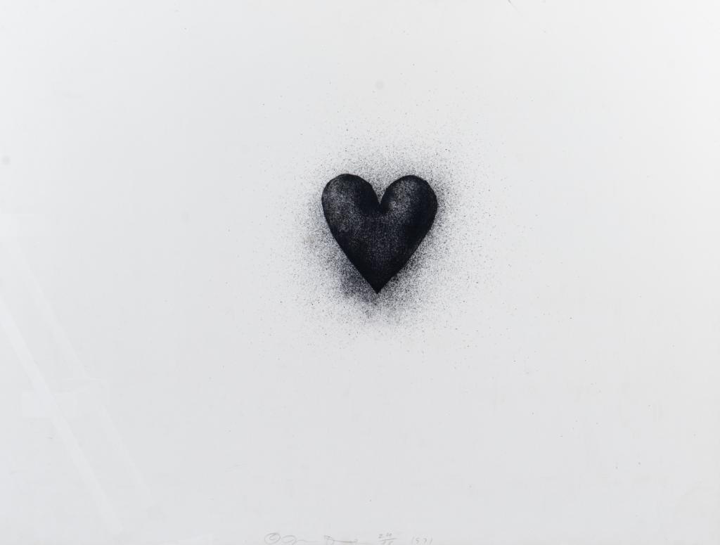 JIM DINE (American, b. 1935): Untitled (1971) Lithograph Signed, dated and numbered 24/55 in pencil Size: 30 x 39.5 in. (sheet)