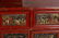 GILT RED LACQUER CARVED WOOD LOW TABLE - 4
