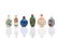 SIX ASSORTED PORCELAIN SNUFF BOTTLES