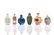 SIX ASSORTED PORCELAIN SNUFF BOTTLES - 2