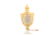 JADE INLAY NATURAL CARVED SNUFF BOTTLE - 2