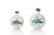 TWO CHINESE ENAMEL PAINTED PORCELAIN SNUFF BOTTLES