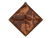 TWO CHINESE MIXED STONE INLAID WOOD PLAQUES - 7