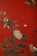 FOUR PANEL CHINESE MIXED INLAID RED LACQUER SCREEN - 4