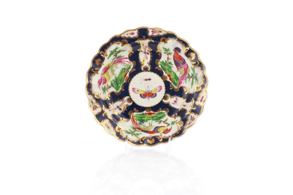 18TH C WORCESTER ENGLISH PORCELAIN DISH (1 of 2)
