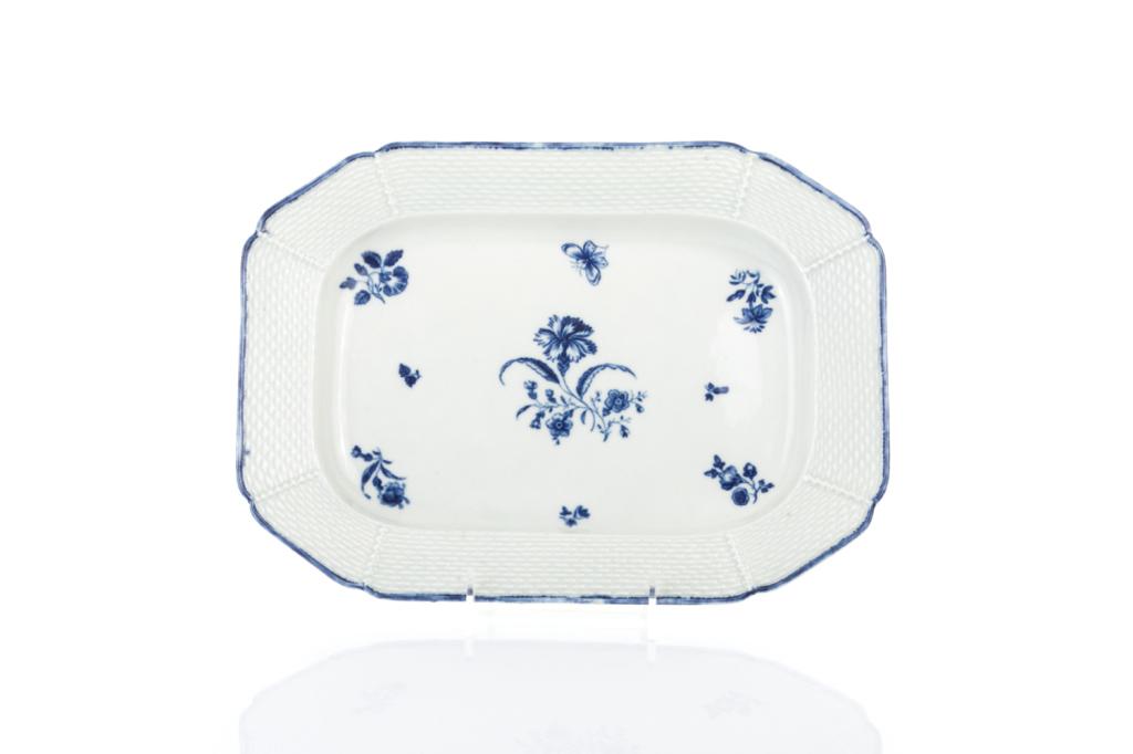 ROYAL WORCESTER DR WALL 18TH C GILLIFLOWER PLATTER (1 of 3)