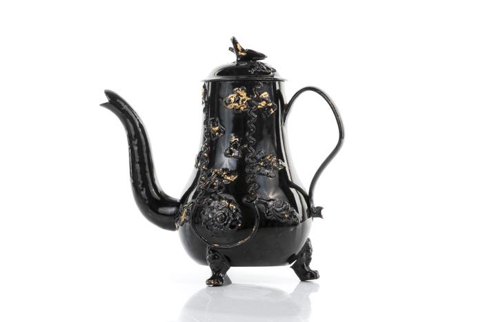 18TH C JACKFIELD COFFEE POT (1 of 6)