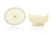 TWO PIECES OF BASKET WEAVE ENGLISH CREAMWARE