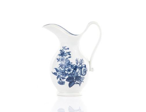 18TH C ENGLISH BLUE & WHITE CREAM JUG (1 of 3)