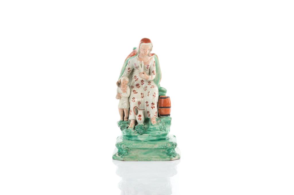 EARLY 19TH C STAFFORDSHIRE FIGURAL GROUP (1 of 3)