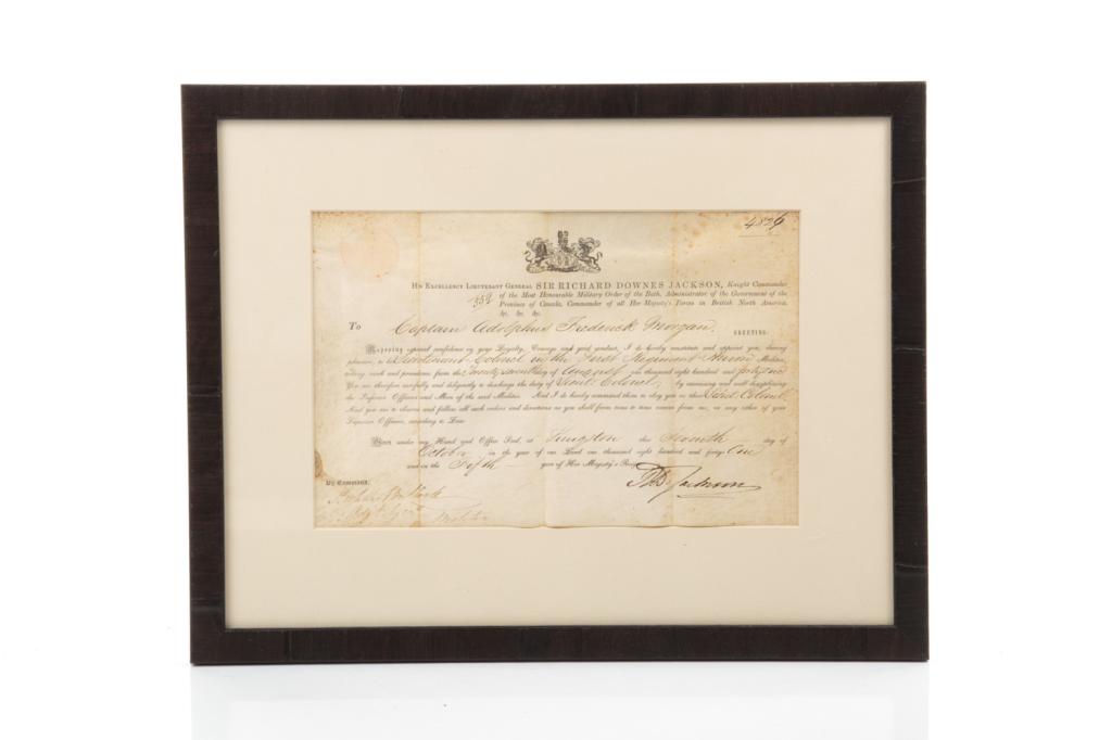 UPPER CANADA MILITIA  COMMISSION (1 of 2)