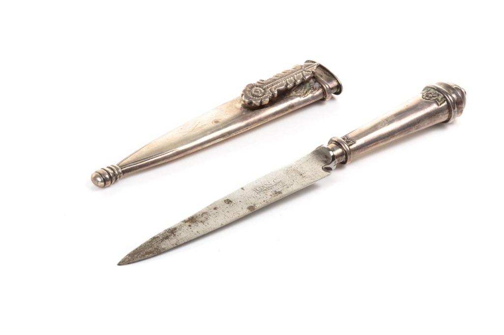 ARGENTINIAN SILVER SHEATH KNIFE (1 of 2)