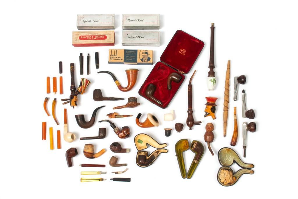 LOT OF SMOKING PIPE PARTS (1 of 11)