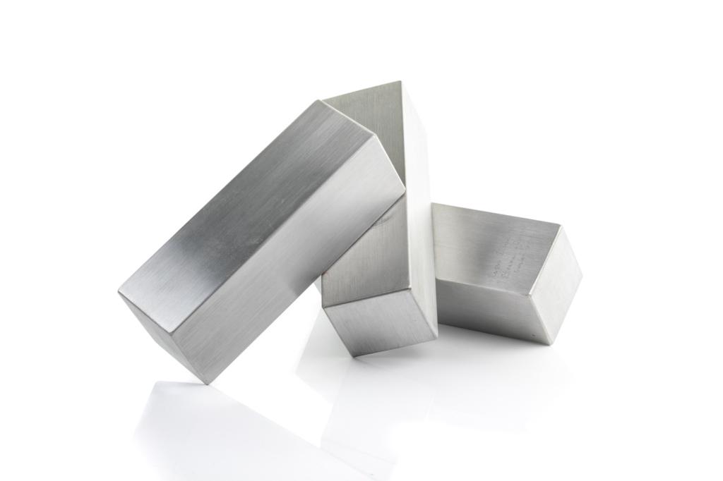 KOSSO ELOUL (Israeli/Canadian, 1920-1995): Eternal Flame Aluminum Signed, titled and dated '74 on one end Edition of 100 H. 11.14 in. W. approx. 20.75 in.