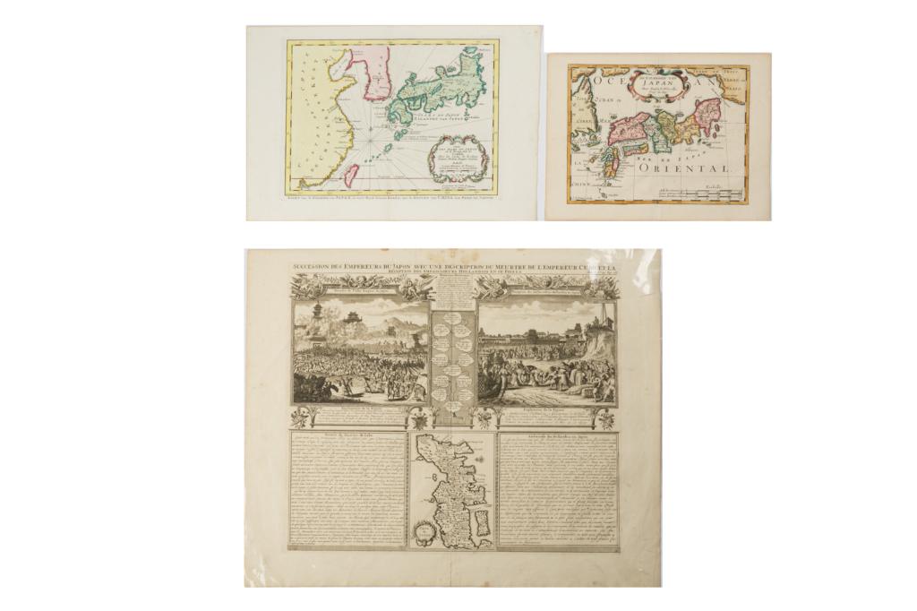 [JAPAN]. A lot of 3 maps sold together (1 of 1)
