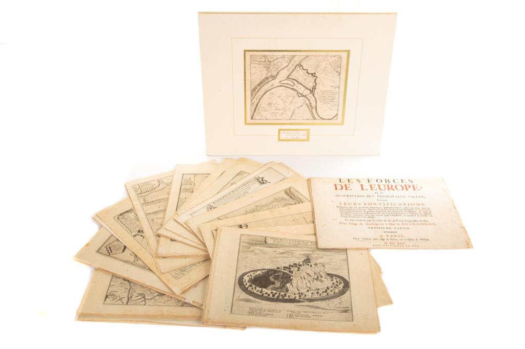 [MILITARY ARCHITECTURE]. DE FER. 1695 (1 of 11)