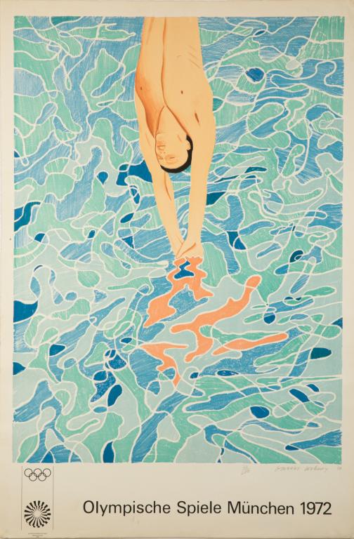 [POSTERS ] David Hockney. Summer Olympics Poster (1 of 2)
