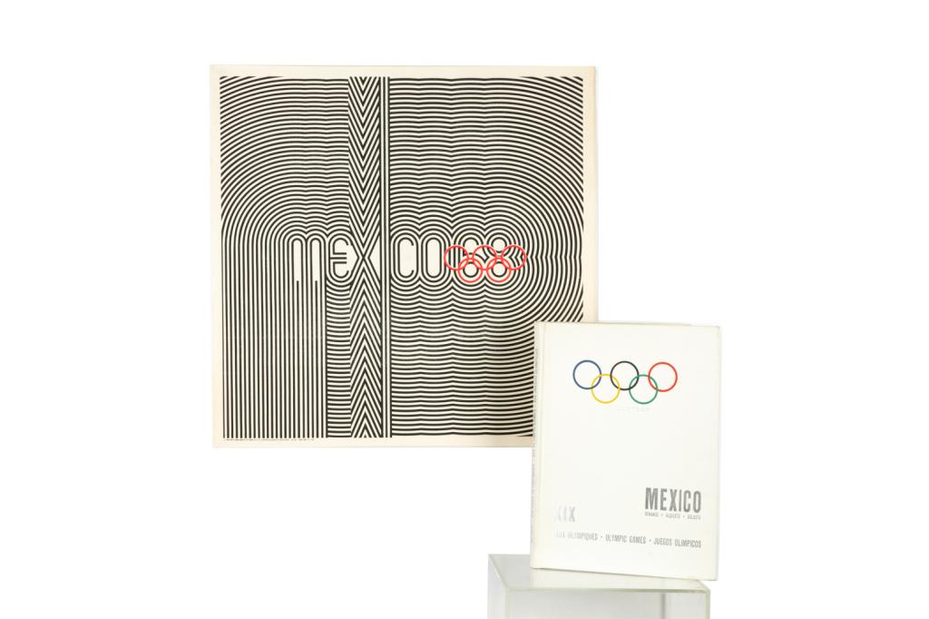 [POSTERS] Mexico Olympics 1968. Poster and book (1 of 3)