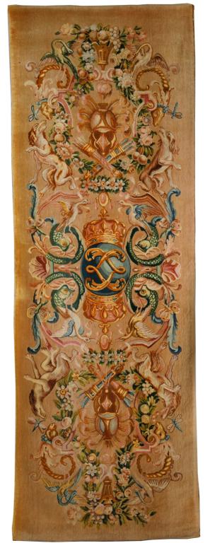 19TH C FRENCH SAVONNERIE WOVEN WALL HANGING (1 of 3)