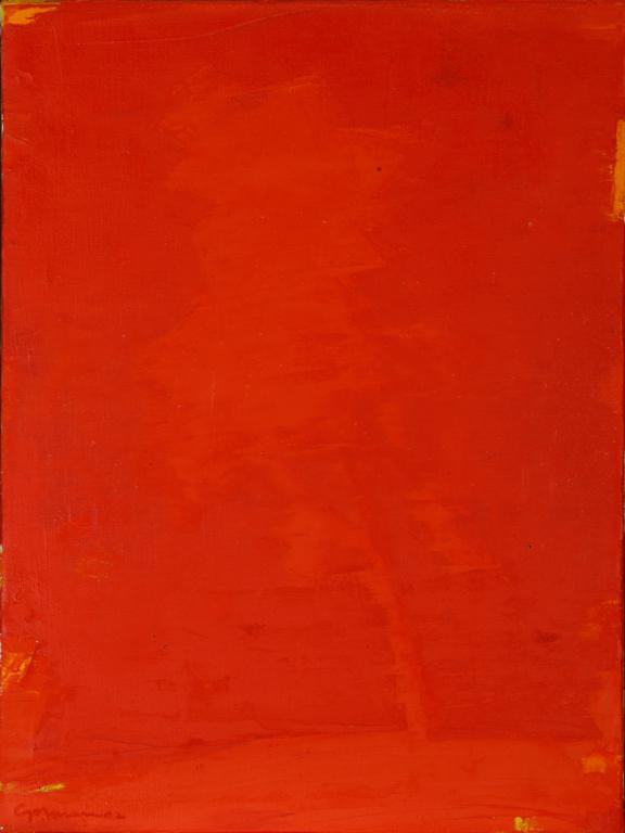RICHARD BORTHWICK GORMAN (Canadian, 1935-2010): Abstract (2002) Oil on canvas Signed and dated lower left 24 x 18 in.