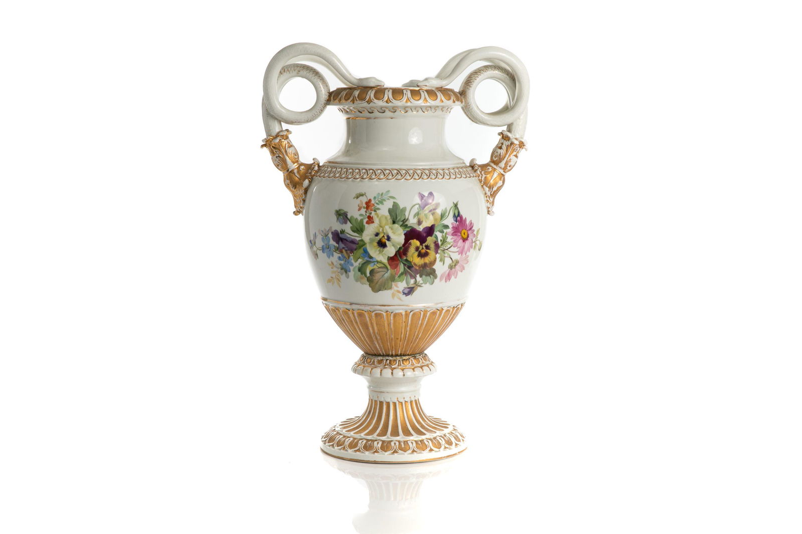 MEISSEN PORCELAIN CLASSICAL URN FORM VASE (1 of 6)