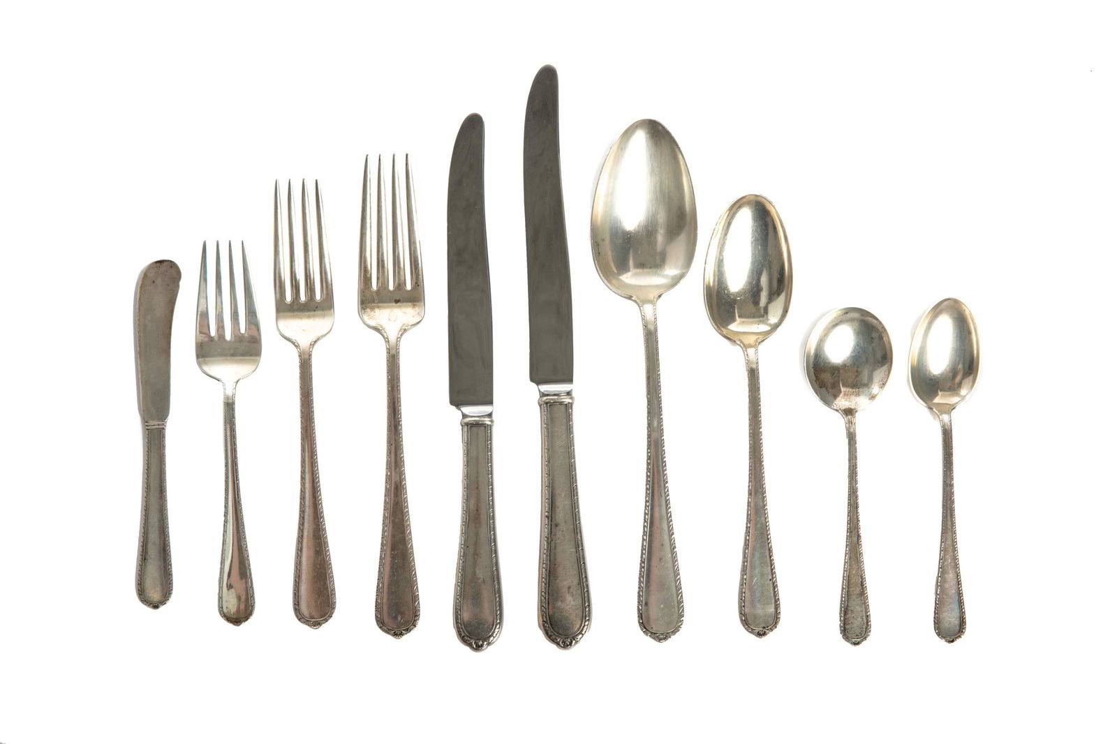 56 PCS INTERNATIONAL SILVER FLATWARE 1,707g (1 of 3)