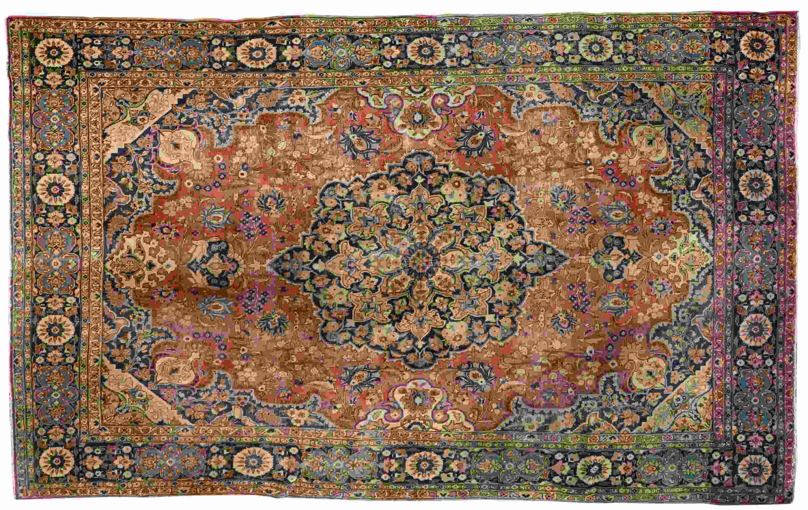SEMI ANTIQUE PERSIAN CARPET (1 of 6)