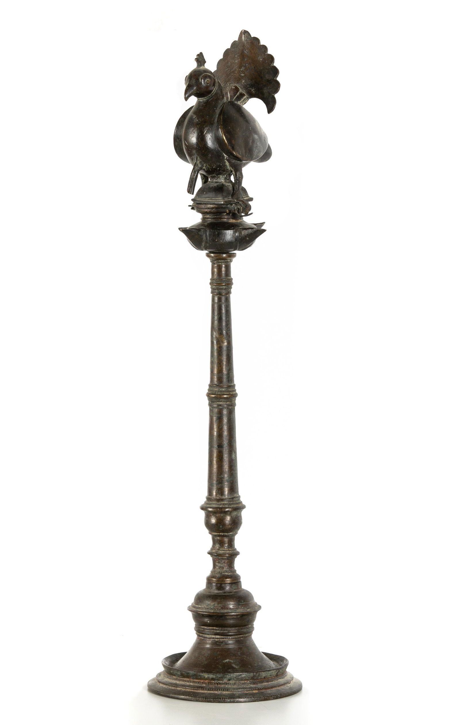 LATE 19TH C INDIAN BRONZE INCENSE BURNER (1 of 6)