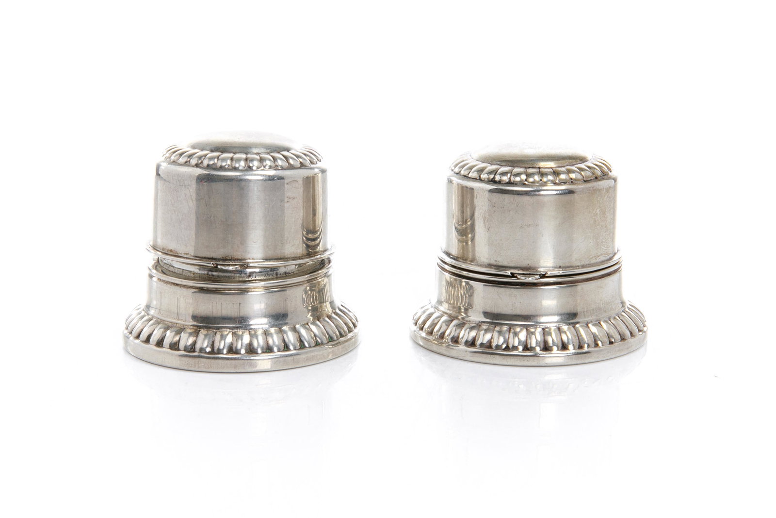 PAIR OF BIRKS SILVER RING BOXES (1 of 4)