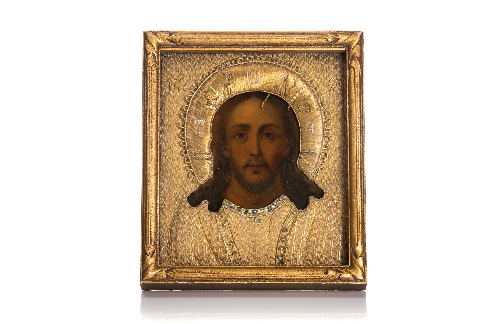 RUSSIAN PAINTED ICON OF CHRIST (1 of 4)