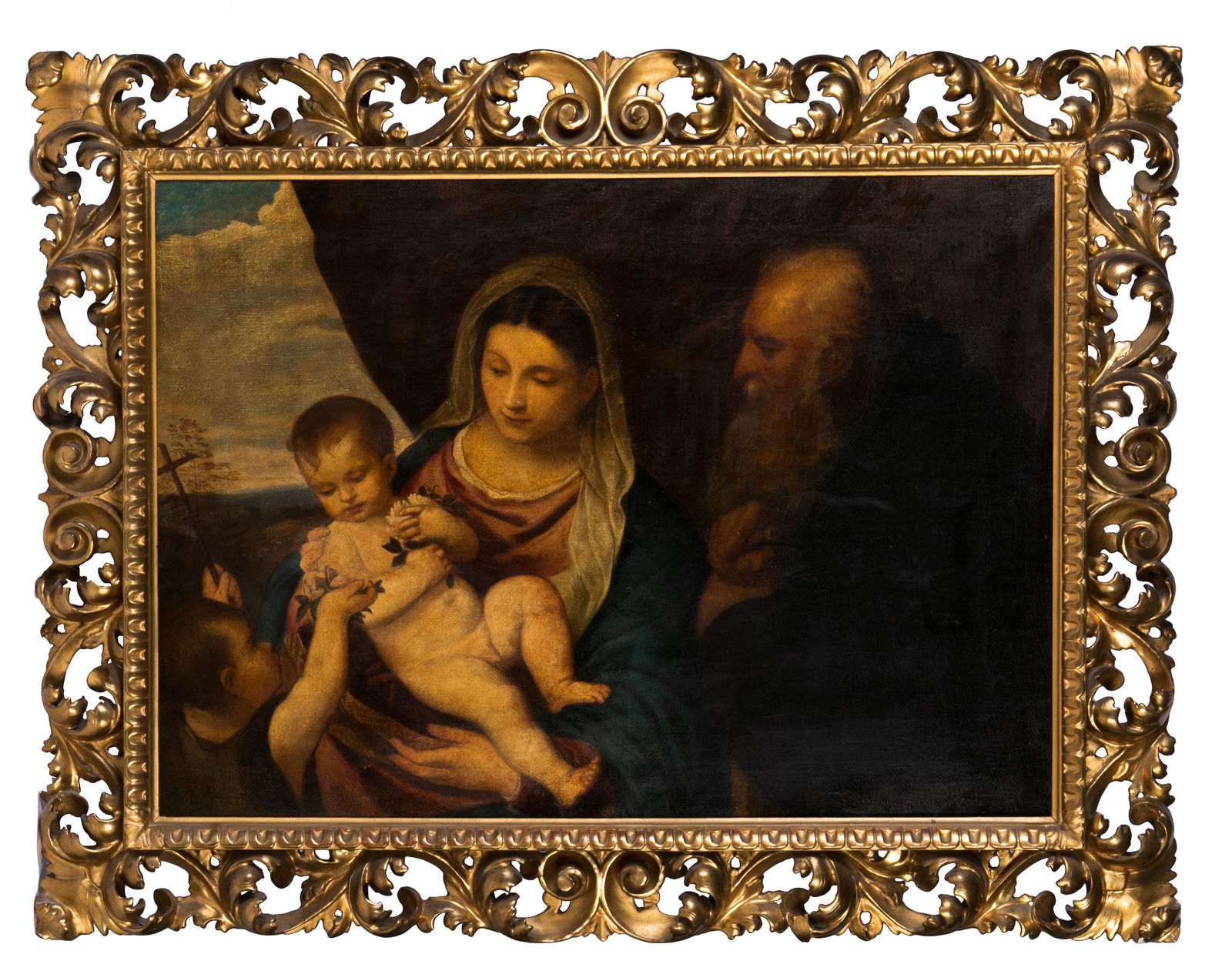 MADONNA OF THE ROSES AFTER TITIAN (1 of 4)
