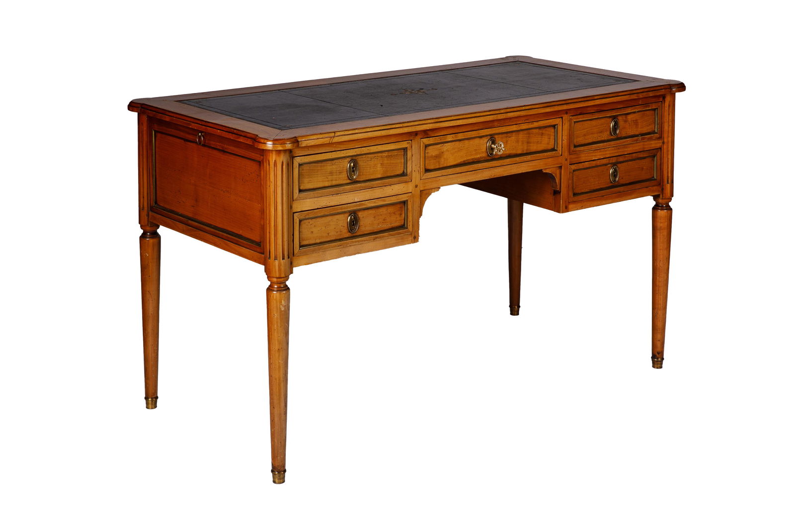 FRENCH DESK WITH LEATHER TOP (1 of 4)