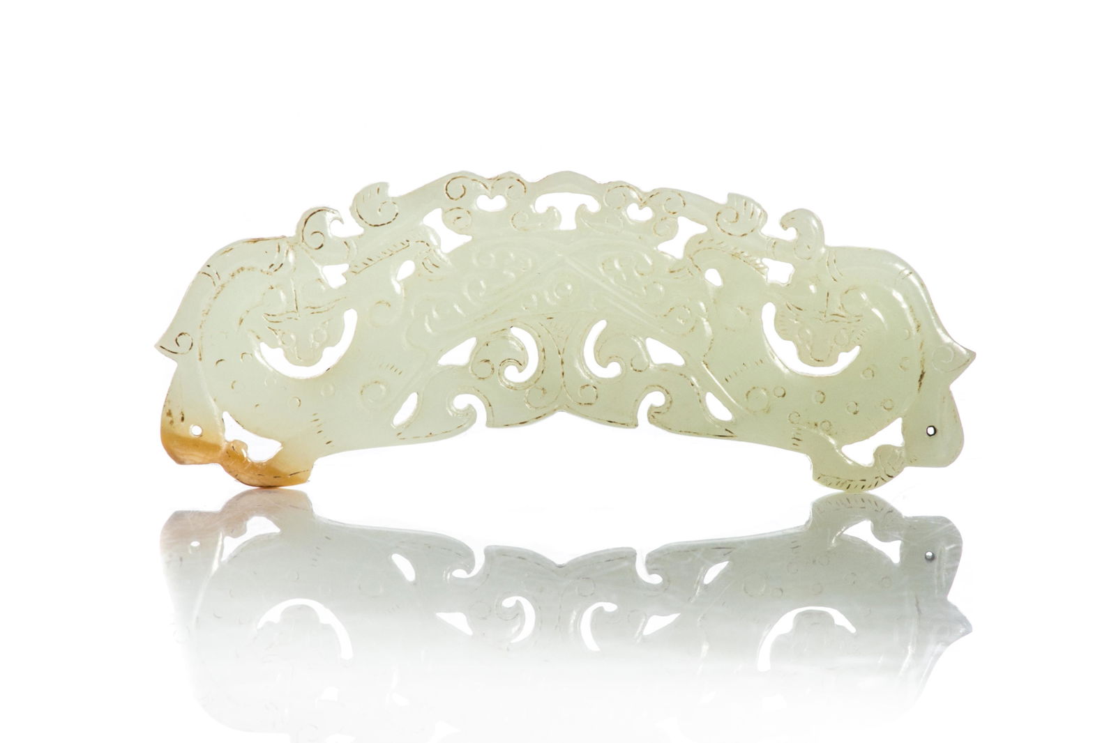 CHINESE ARCHAISTIC JADE HUANG PENDANT (1 of 3)