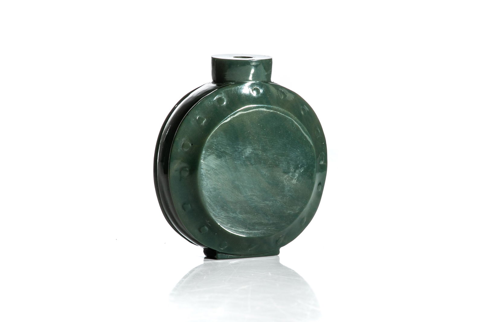 GREEN JASPER SNUFF BOTTLE (1 of 3)