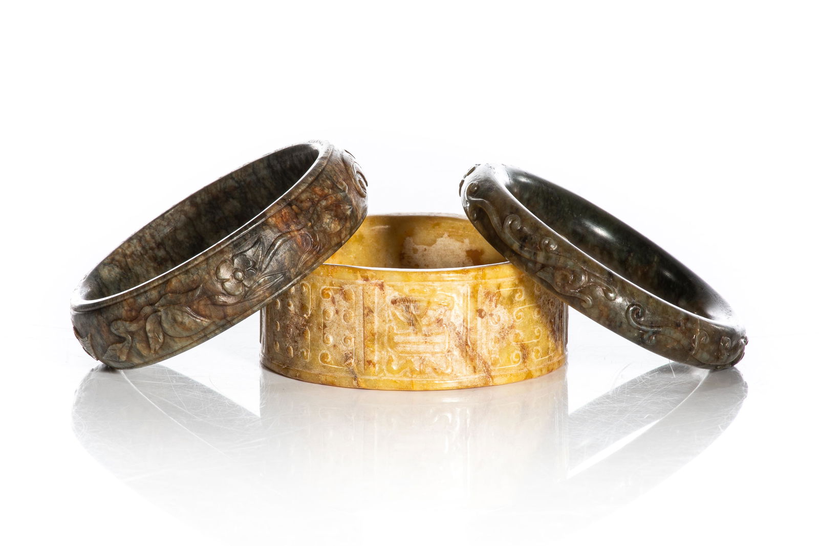THREE JADE BANGLES (1 of 1)