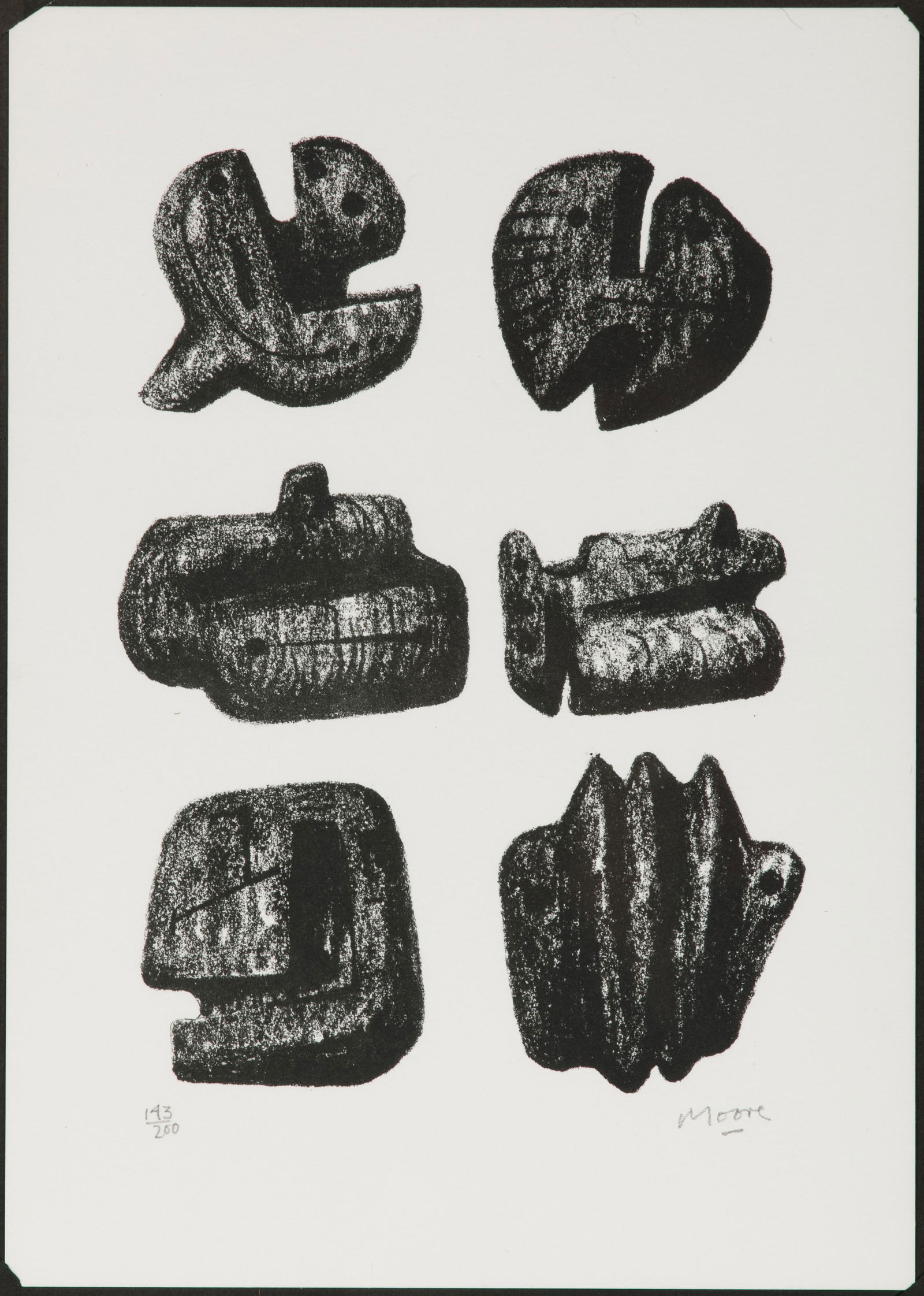 HENRY MOORE (British, 1898-1986) (1 of 3)