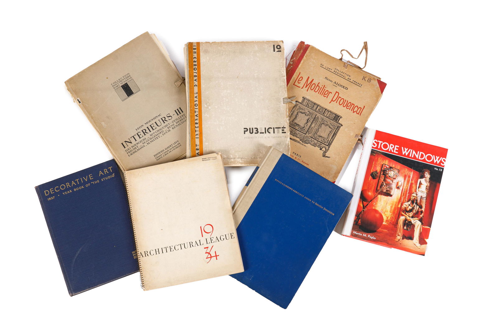 SEVEN ART DECO DECORATIVE ARTS FOLIOS (1 of 1)