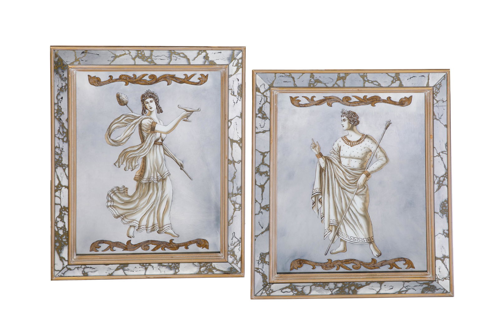 PAIR OF FRENCH NEOCLASSICAL MIRRORS (1 of 1)