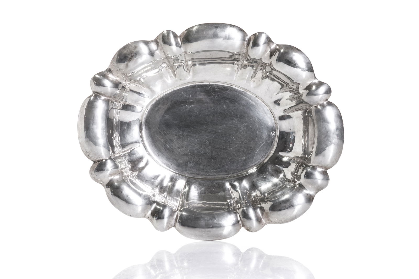 CONTINENTAL OVAL SILVER SERVING DISH 398g (1 of 2)