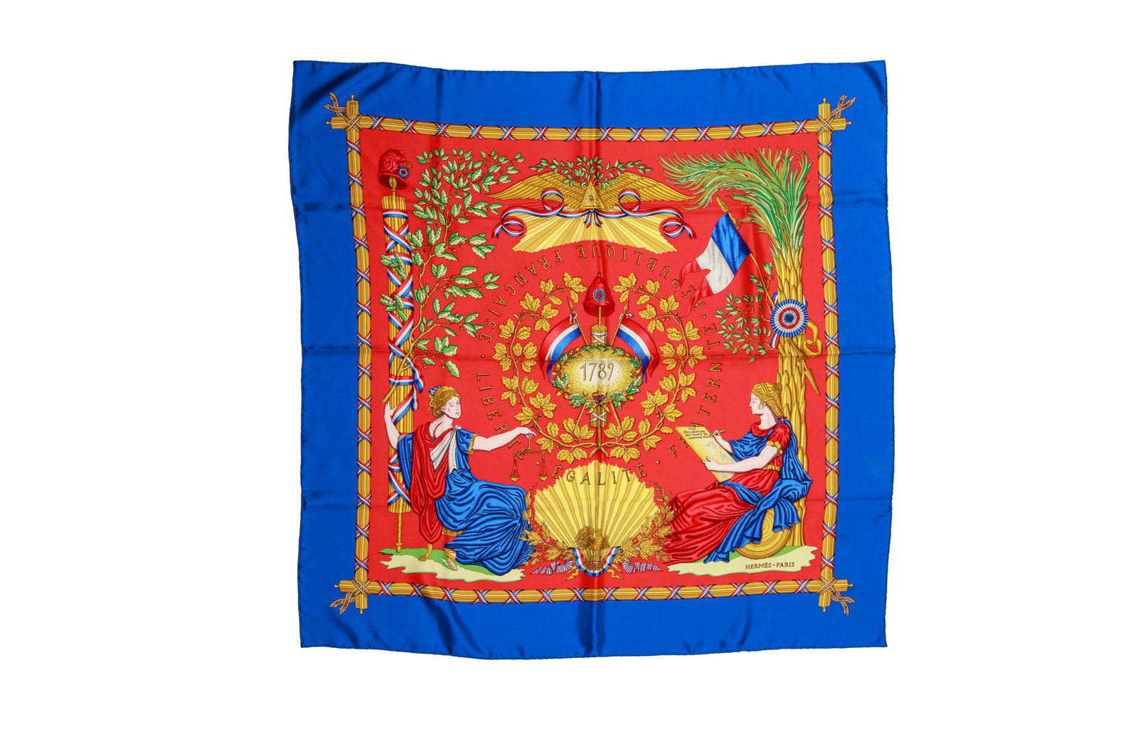 HERMES SILK SQUARE SCARF (1 of 5)